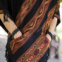 Thumbnail for Hooded Poncho With Pockets (Elevate) -