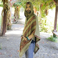 Thumbnail for Hooded Poncho With Pockets (Elevate) -