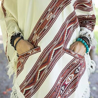 Thumbnail for Hooded Poncho With Pockets (Elevate) -