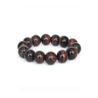 Thumbnail for A Red Tiger Eye Gemstone Bracelet For Good Luck for Men and Women.