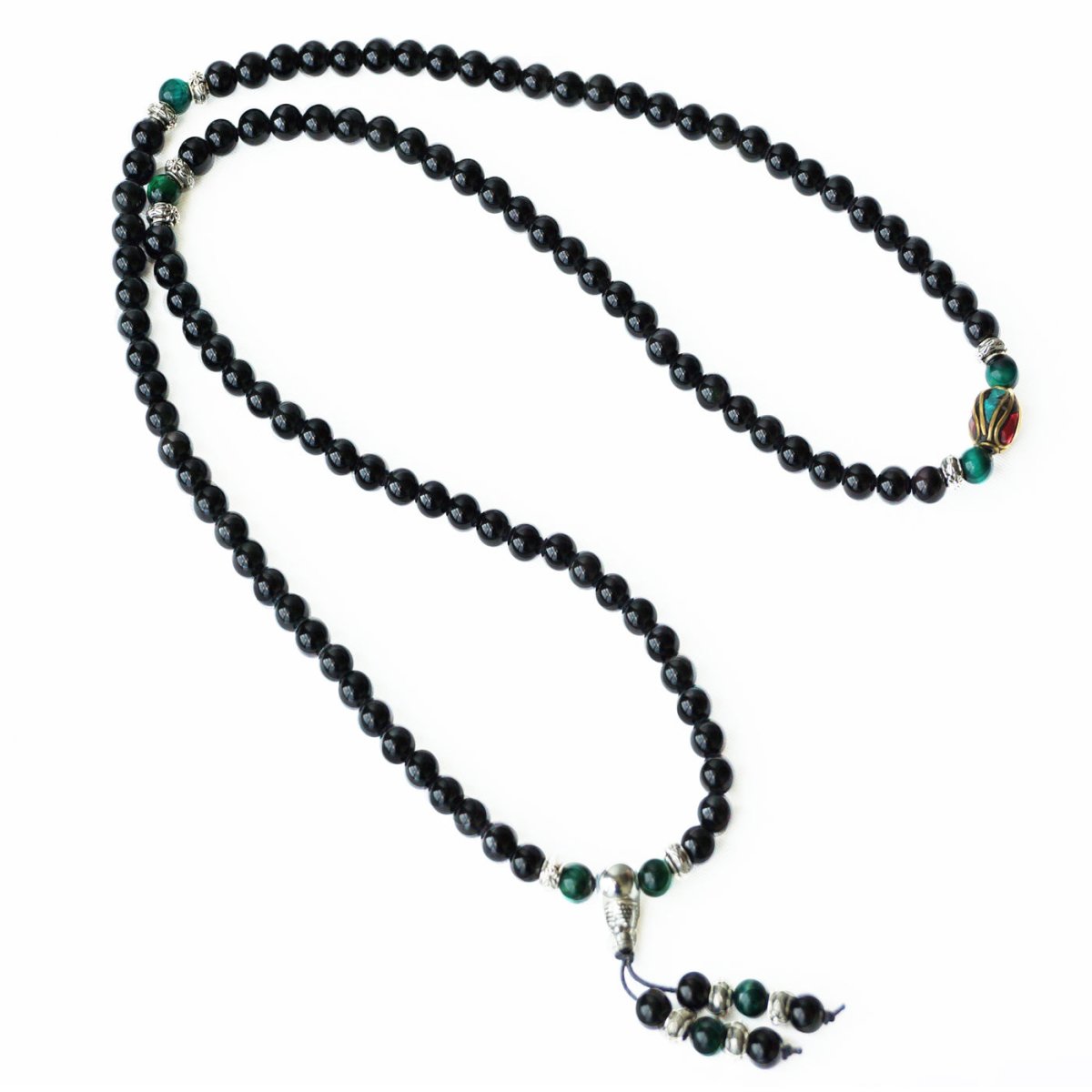 Mala Bracelets/Necklaces (Tiger Eye, Obsidian, Turquoise, Cinnabar) - Mala Bracelet