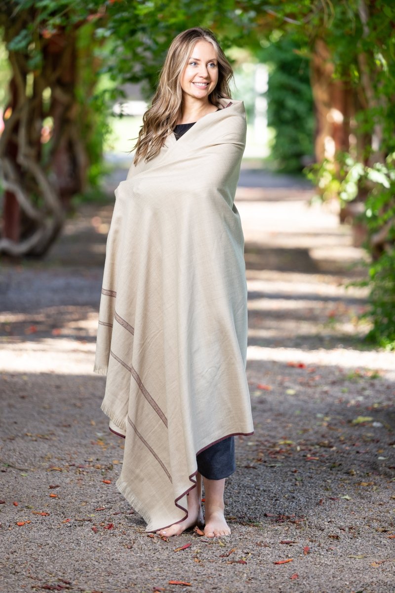 Meditation Shawl / Meditation Blanket / Prayer Shawl for Men Women (Clarity) - Meditation Shawl