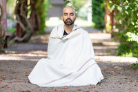 Thumbnail for Meditation Shawl / Meditation Blanket / Prayer Shawl for Men Women (Clarity) - Meditation Shawl