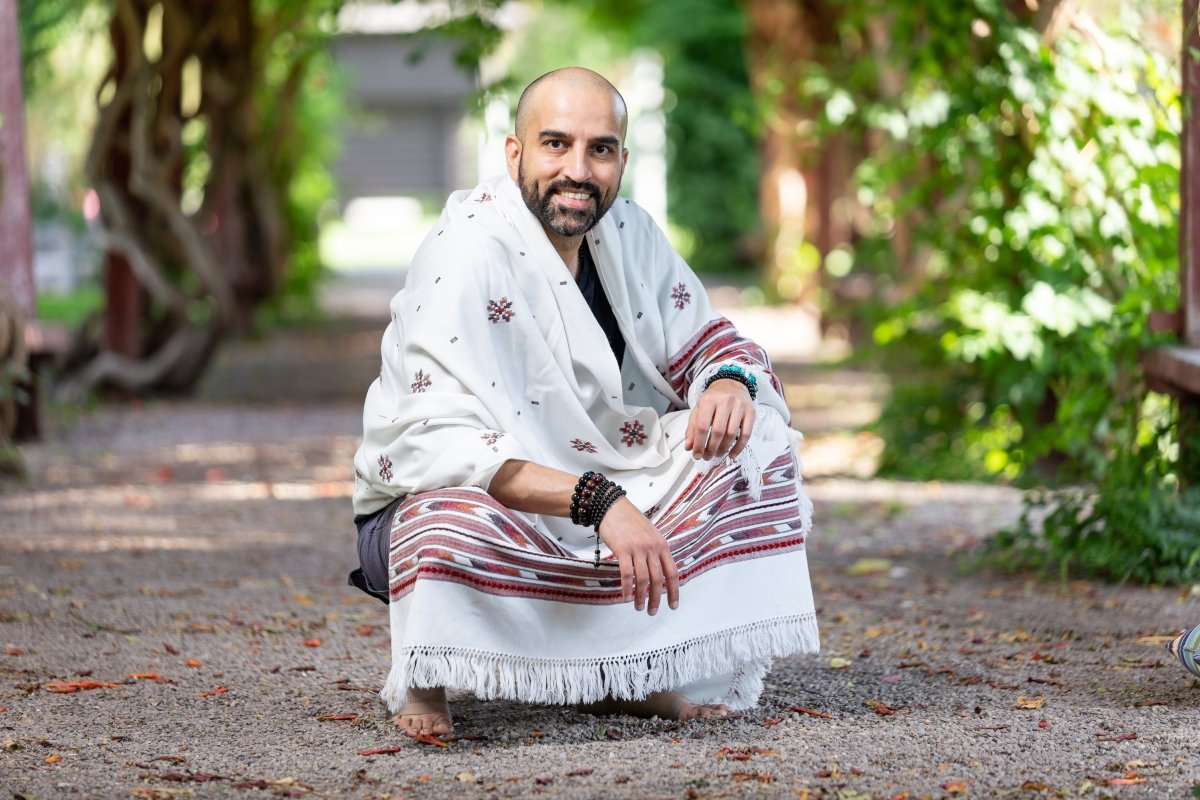 Meditation Shawl / Meditation Blanket / Prayer Shawl for Men Women (Cosmos) - Meditation Shawl
