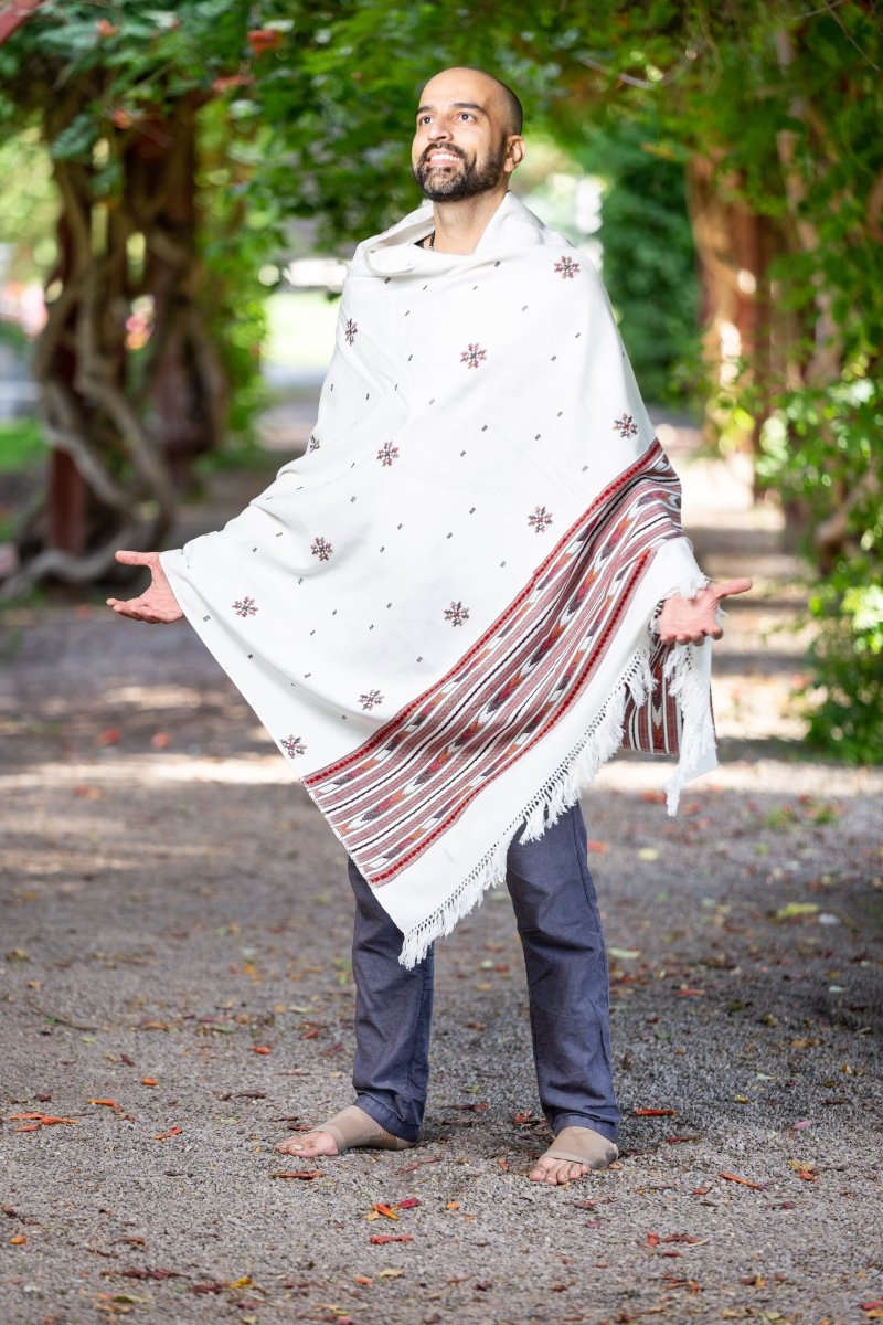 Meditation Shawl / Meditation Blanket / Prayer Shawl for Men Women (Cosmos) - Meditation Shawl
