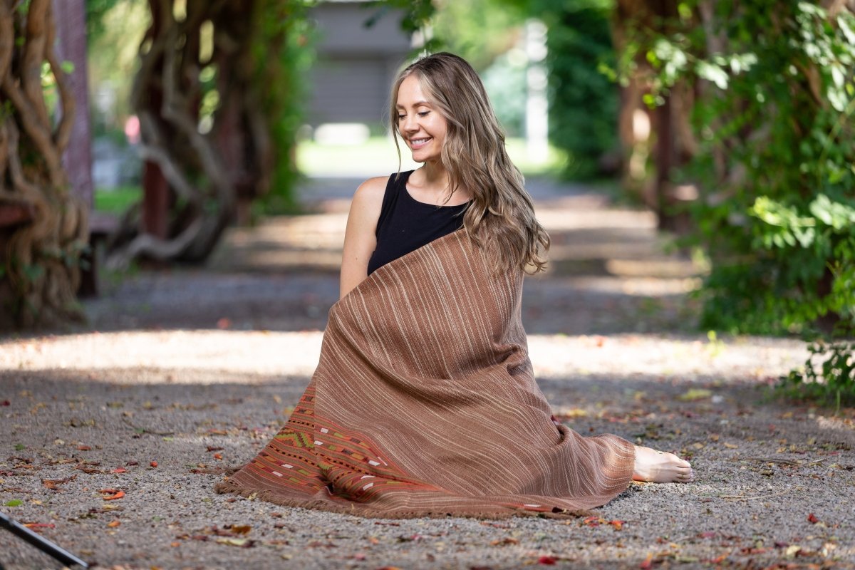 Meditation Shawl / Meditation Blanket / Prayer Shawl for Men Women (Empower) - Meditation Shawl