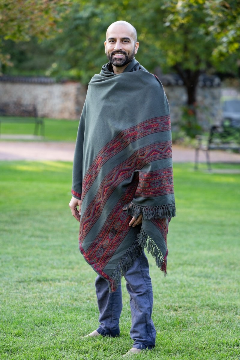 Meditation Shawl / Meditation Blanket / Prayer Shawl for Men Women (Energize) - Meditation Shawl