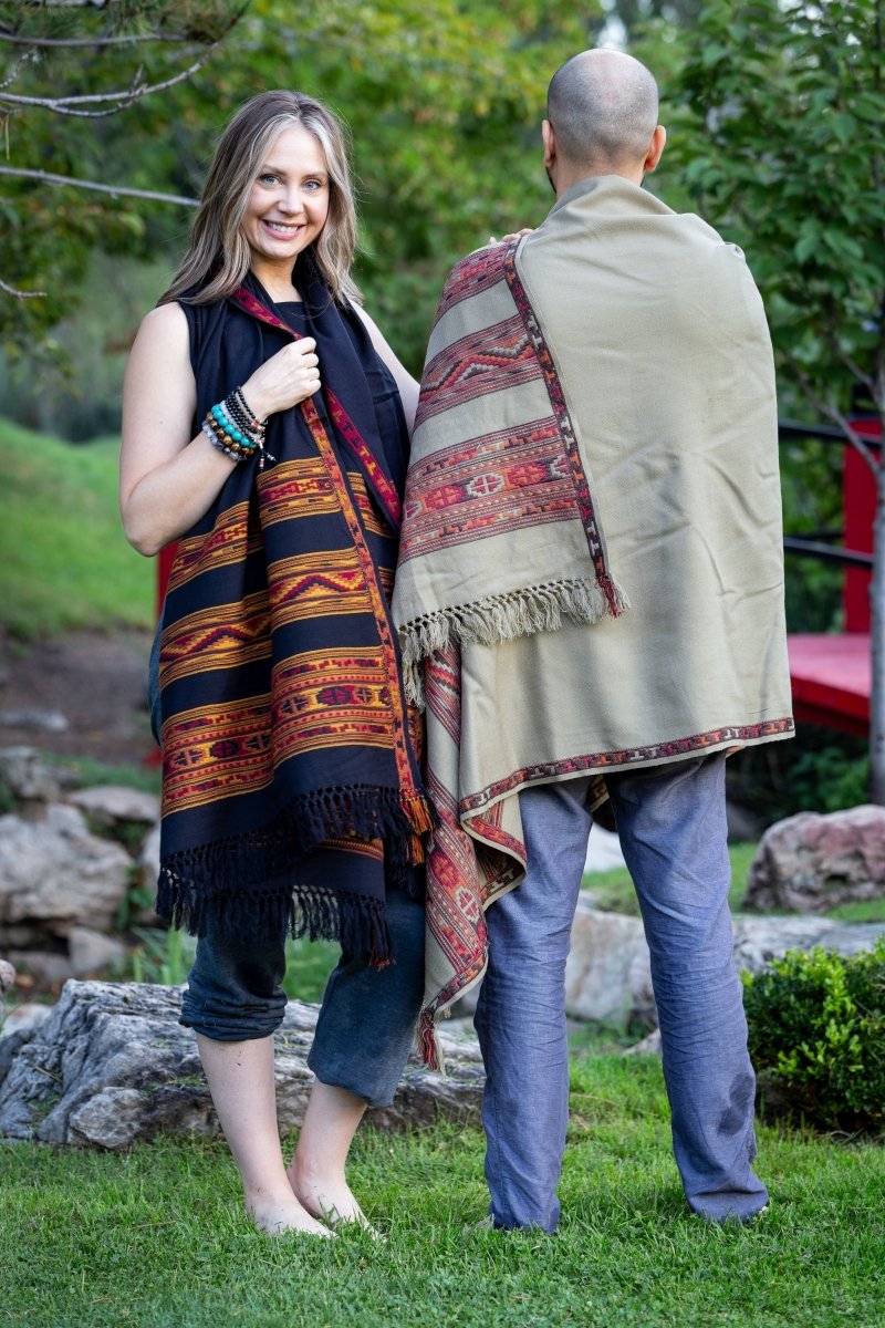 Meditation Shawl / Meditation Blanket / Prayer Shawl for Men Women (Energize) - Meditation Shawl