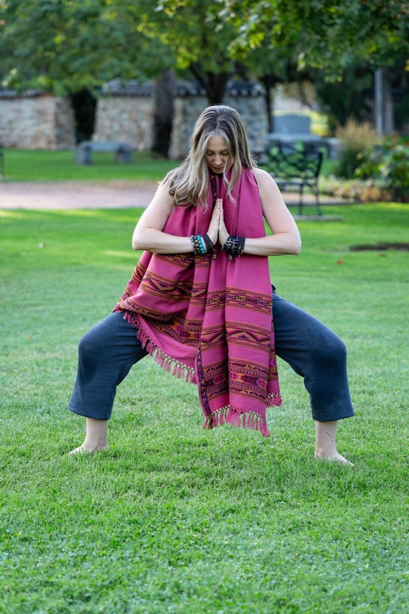 Meditation Shawl / Meditation Blanket / Prayer Shawl for Men Women (Energize) - Meditation Shawl