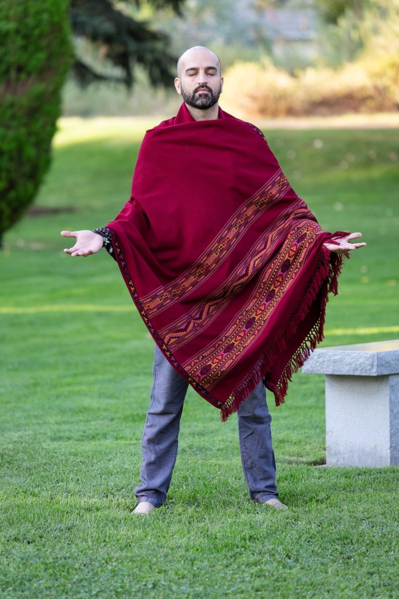 Meditation Shawl / Meditation Blanket / Prayer Shawl for Men Women (Energize) - Meditation Shawl