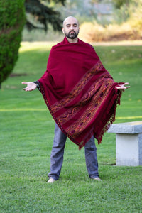 Thumbnail for Meditation Shawl / Meditation Blanket / Prayer Shawl for Men Women (Energize) - Meditation Shawl