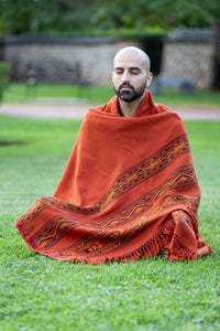 Thumbnail for Meditation Shawl / Meditation Blanket / Prayer Shawl for Men Women (Energize) - Meditation Shawl