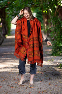 Thumbnail for Meditation Shawl / Meditation Blanket / Prayer Shawl for Men Women (Energize) - Meditation Shawl