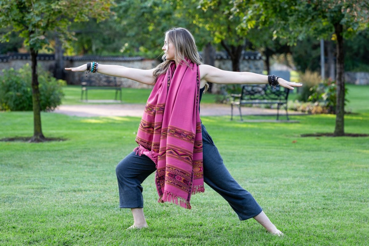 Meditation Shawl / Meditation Blanket / Prayer Shawl for Men Women (Energize) - Meditation Shawl