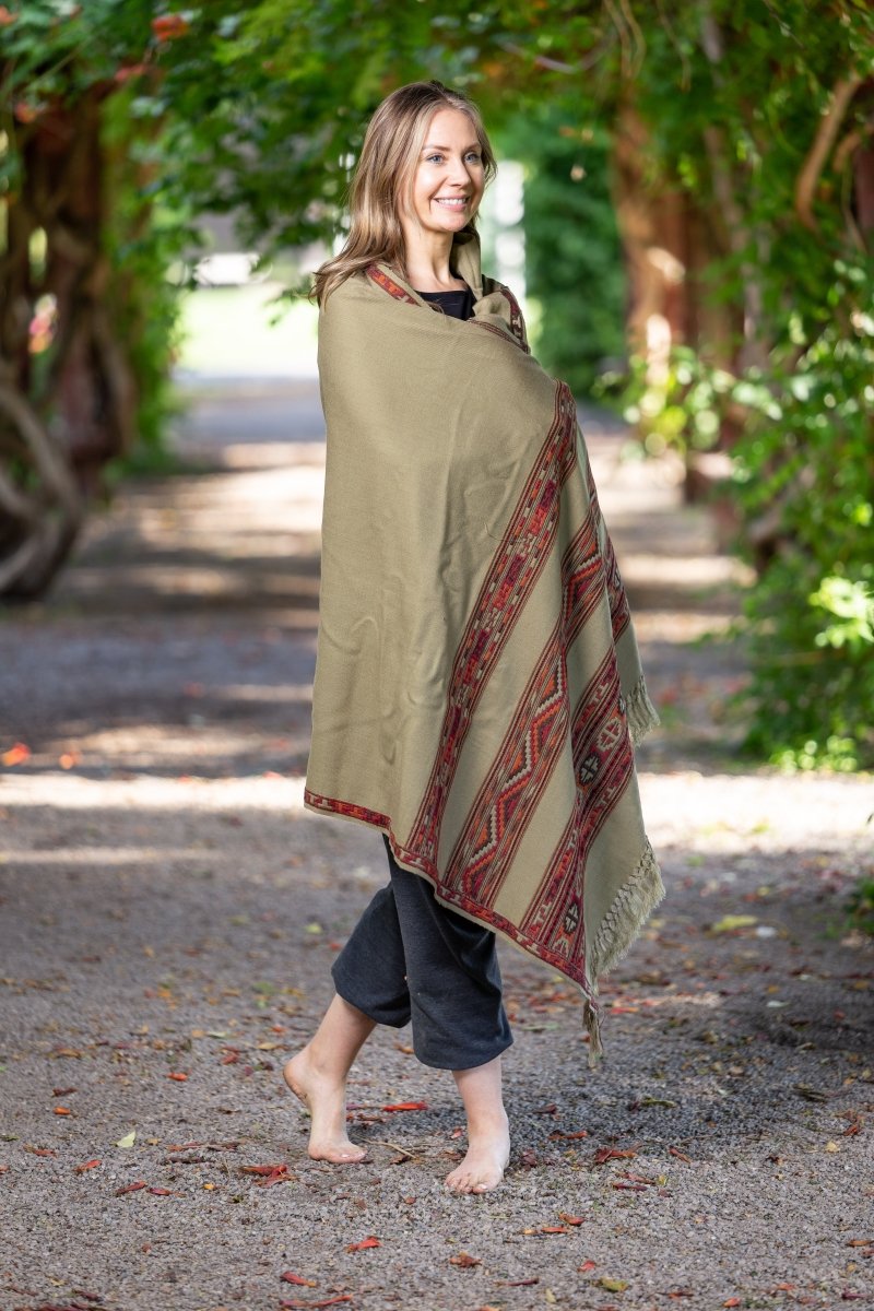 Meditation Shawl / Meditation Blanket / Prayer Shawl for Men Women (Energize) - Meditation Shawl