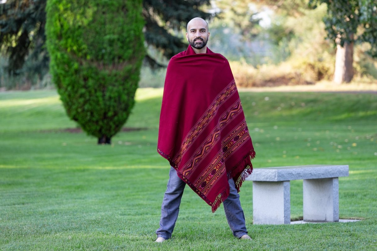Meditation Shawl / Meditation Blanket / Prayer Shawl for Men Women (Energize) - Meditation Shawl