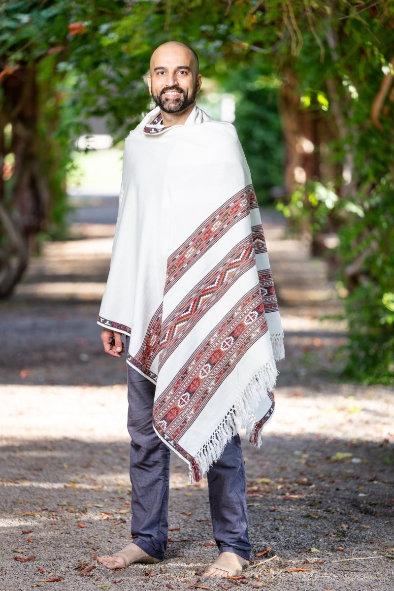 Meditation Shawl / Meditation Blanket / Prayer Shawl for Men Women (Energize) - Meditation Shawl