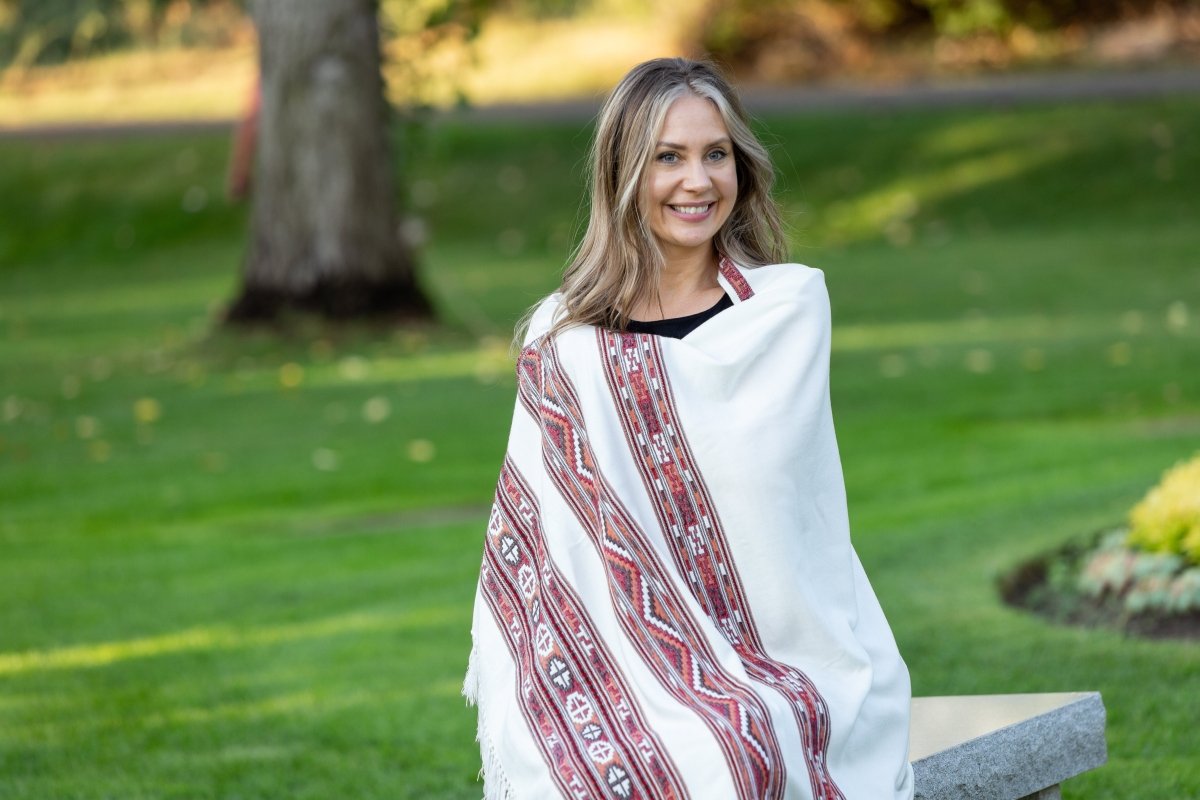 Meditation Shawl / Meditation Blanket / Prayer Shawl for Men Women (Energize) - Meditation Shawl