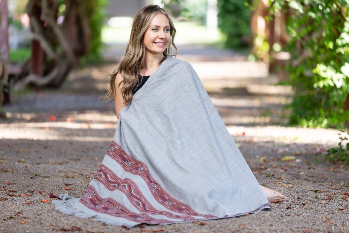 Meditation Shawl / Meditation Blanket / Prayer Shawl for Men Women (Energize) - Meditation Shawl