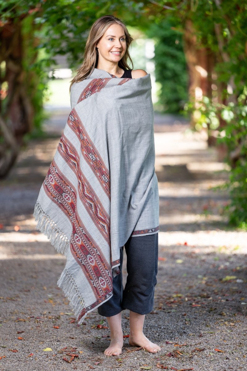 Meditation Shawl / Meditation Blanket / Prayer Shawl for Men Women (Energize) - Meditation Shawl