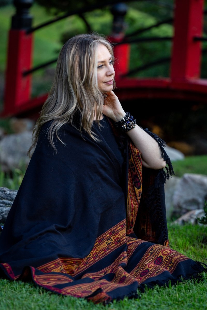 Meditation Shawl / Meditation Blanket / Prayer Shawl for Men Women (Energize) - Meditation Shawl
