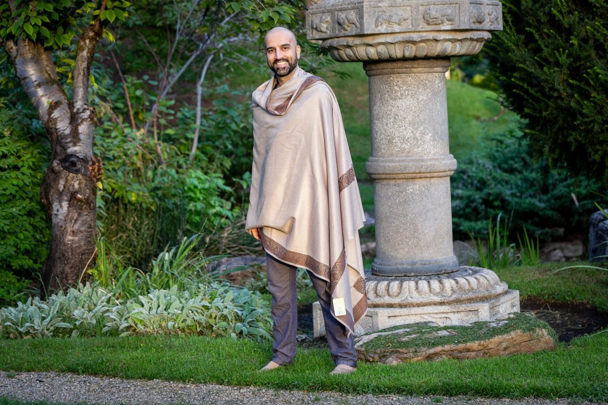 Meditation Shawl / Meditation Blanket / Prayer Shawl for Men Women (Gratitude) - Meditation Shawl