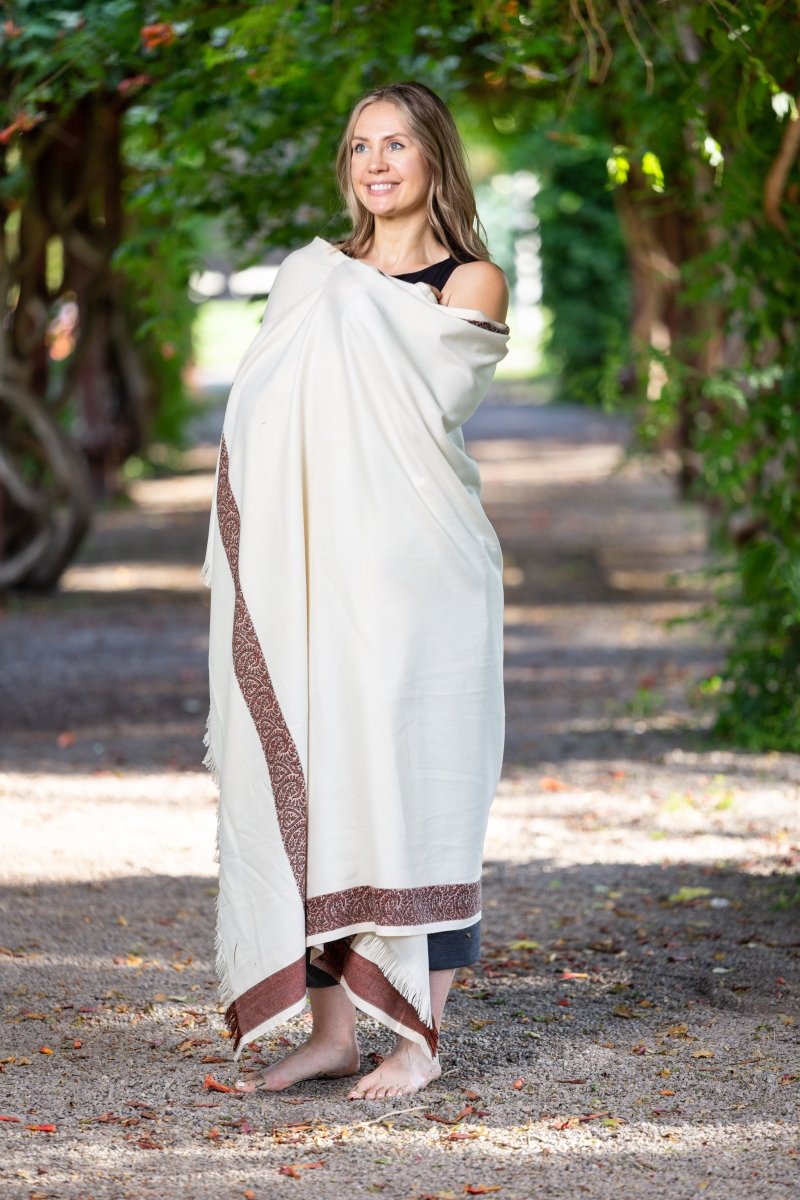 Meditation Shawl / Meditation Blanket / Prayer Shawl for Men Women (Gratitude) - Meditation Shawl