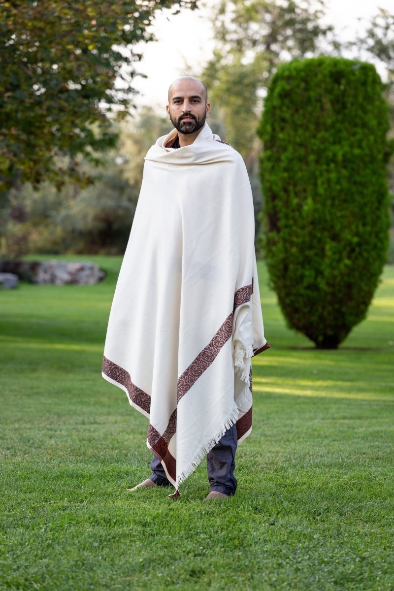Meditation Shawl / Meditation Blanket / Prayer Shawl for Men Women (Gratitude) - Meditation Shawl