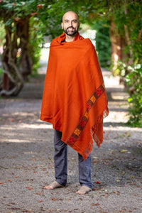 Thumbnail for Meditation Shawl / Meditation Blanket / Prayer Shawl for Men Women (Happiness) - Meditation Shawl