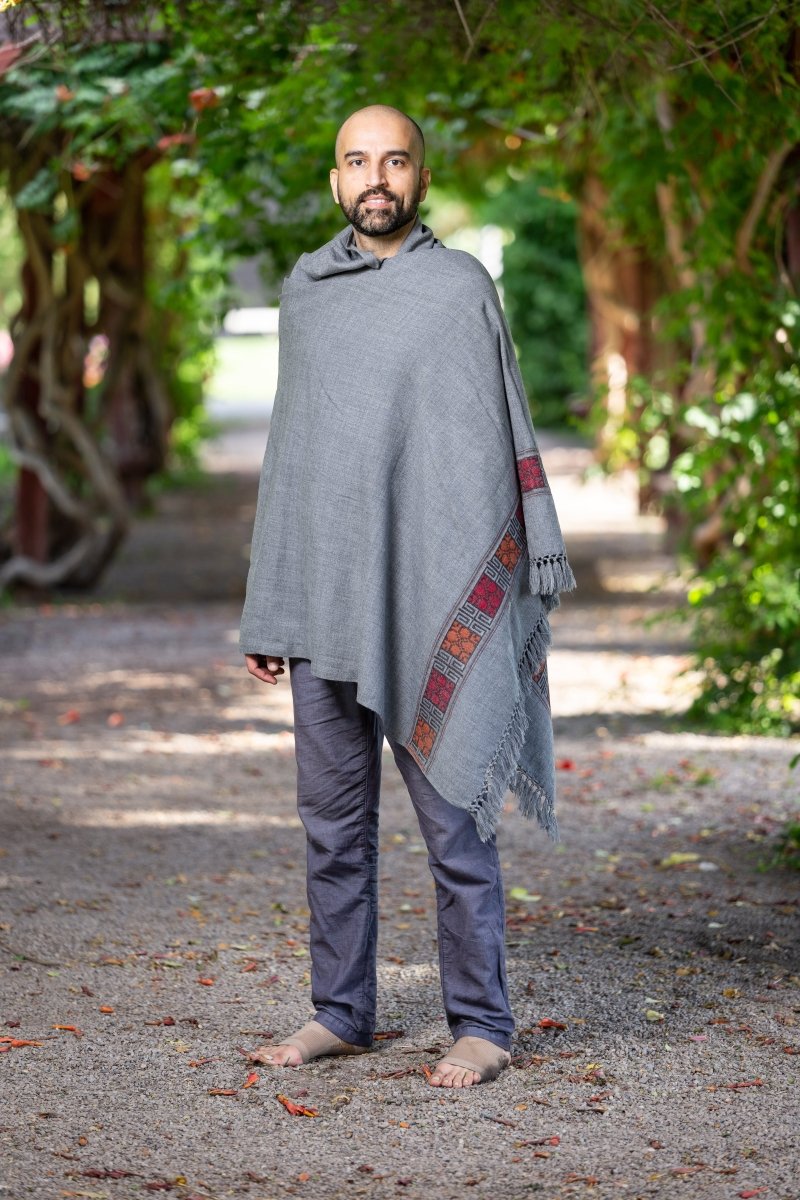 Meditation Shawl / Meditation Blanket / Prayer Shawl for Men Women (Happiness) - Meditation Shawl