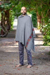 Thumbnail for Meditation Shawl / Meditation Blanket / Prayer Shawl for Men Women (Happiness) - Meditation Shawl