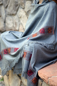 Thumbnail for Meditation Shawl / Meditation Blanket / Prayer Shawl for Men Women (Happiness) - Meditation Shawl