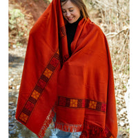 Thumbnail for Meditation Shawl / Meditation Blanket / Prayer Shawl for Men Women (Happiness) - Meditation Shawl