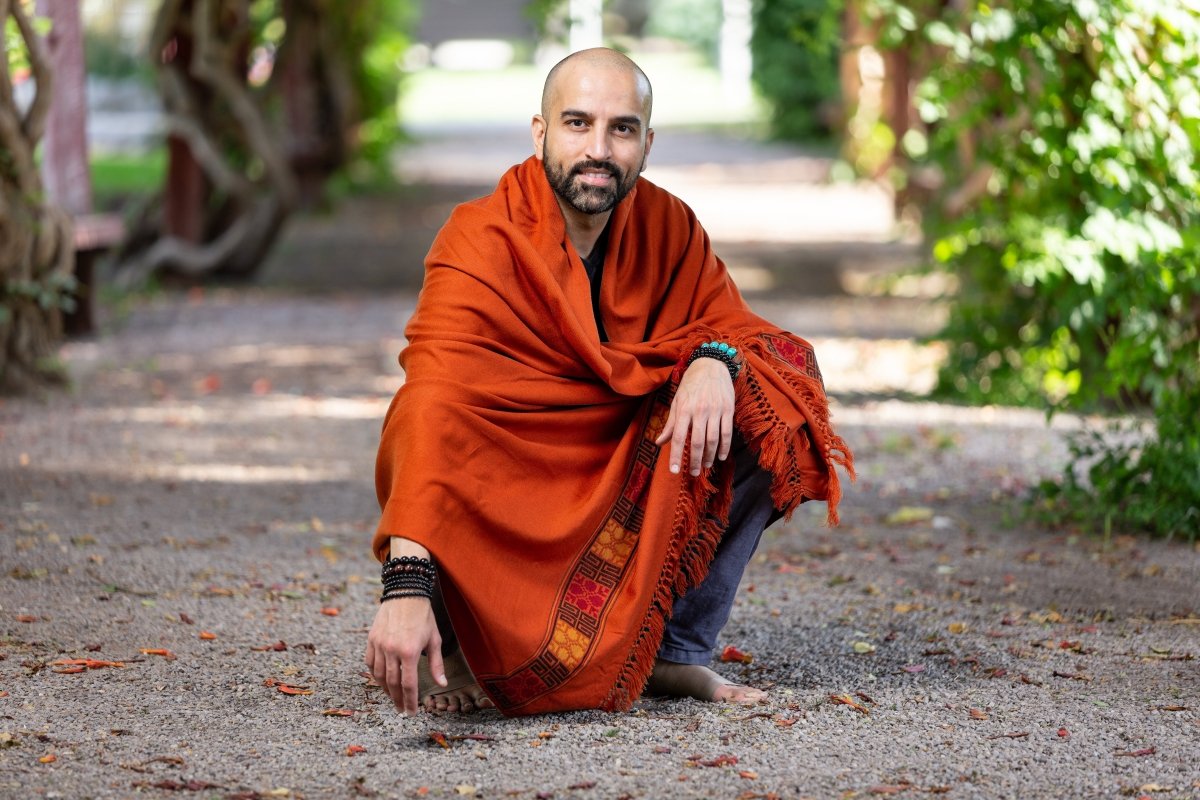 Meditation Shawl / Meditation Blanket / Prayer Shawl for Men Women (Happiness) - Meditation Shawl