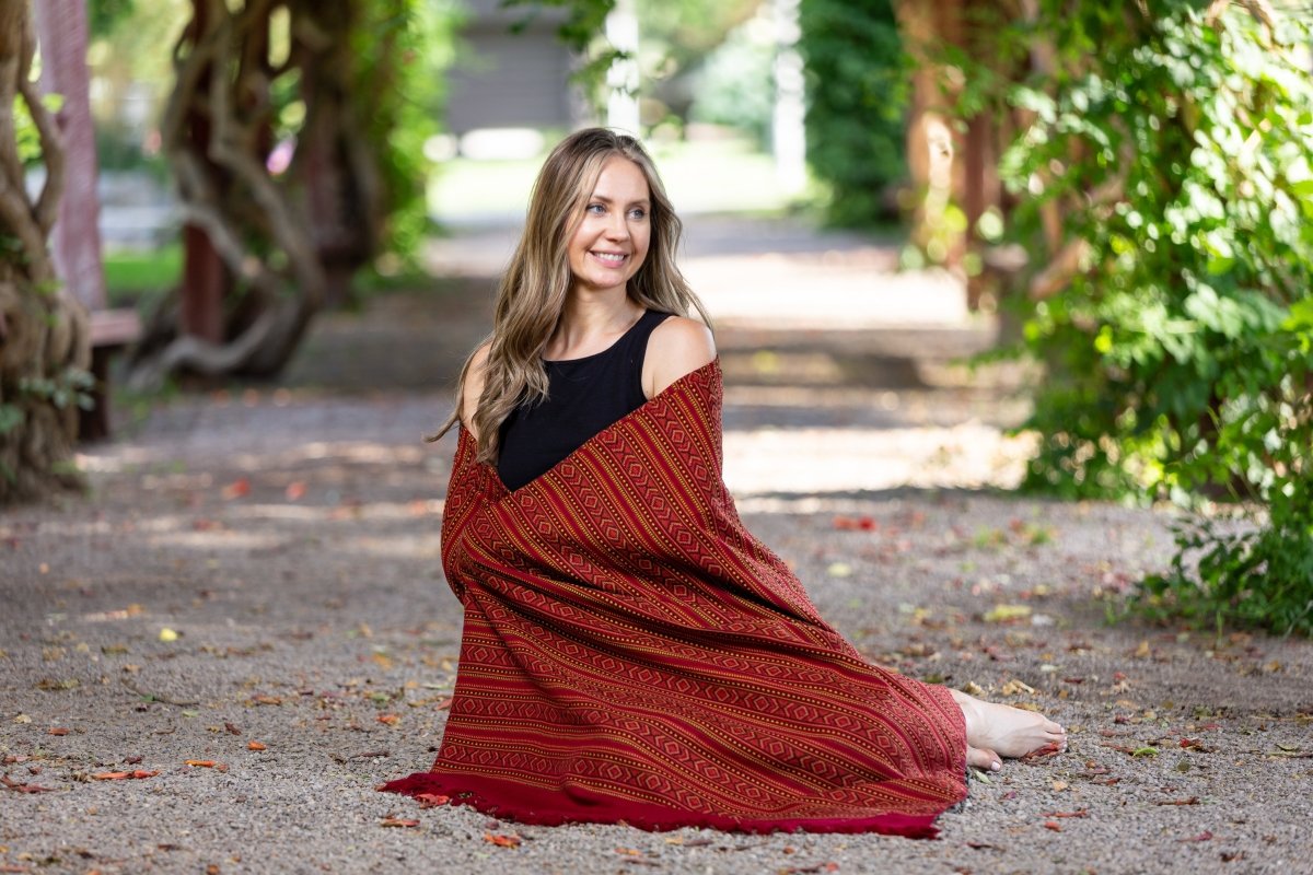 Meditation Shawl / Meditation Blanket / Prayer Shawl for Men Women (Life Force) - Meditation Shawl