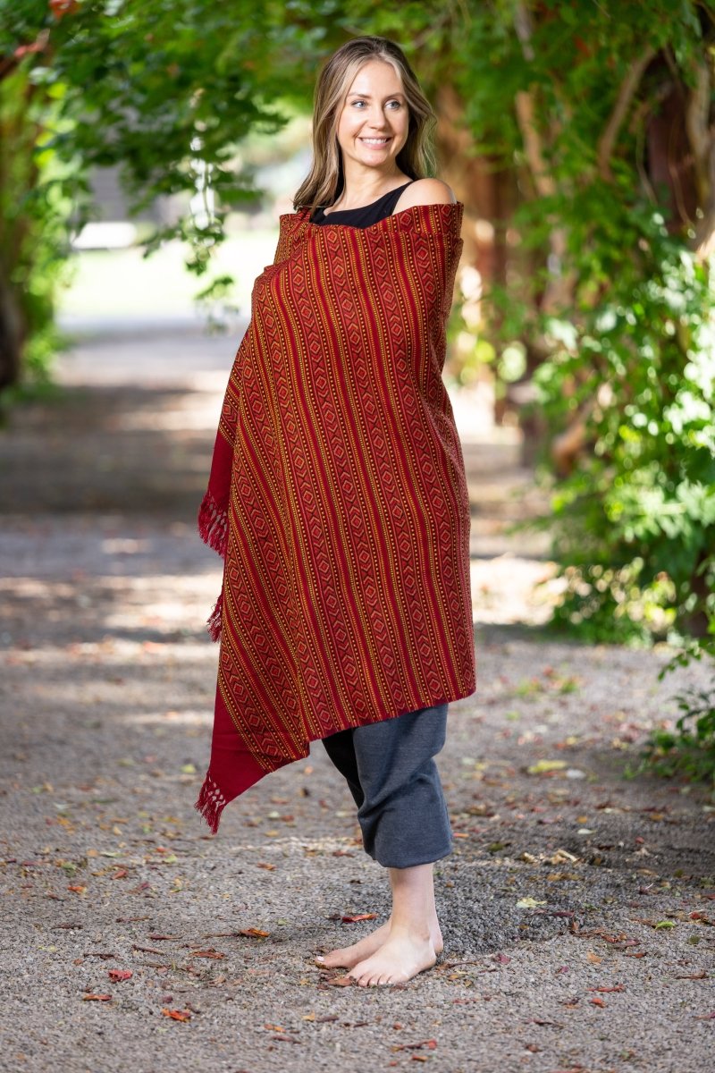 Meditation Shawl / Meditation Blanket / Prayer Shawl for Men Women (Life Force) - Meditation Shawl