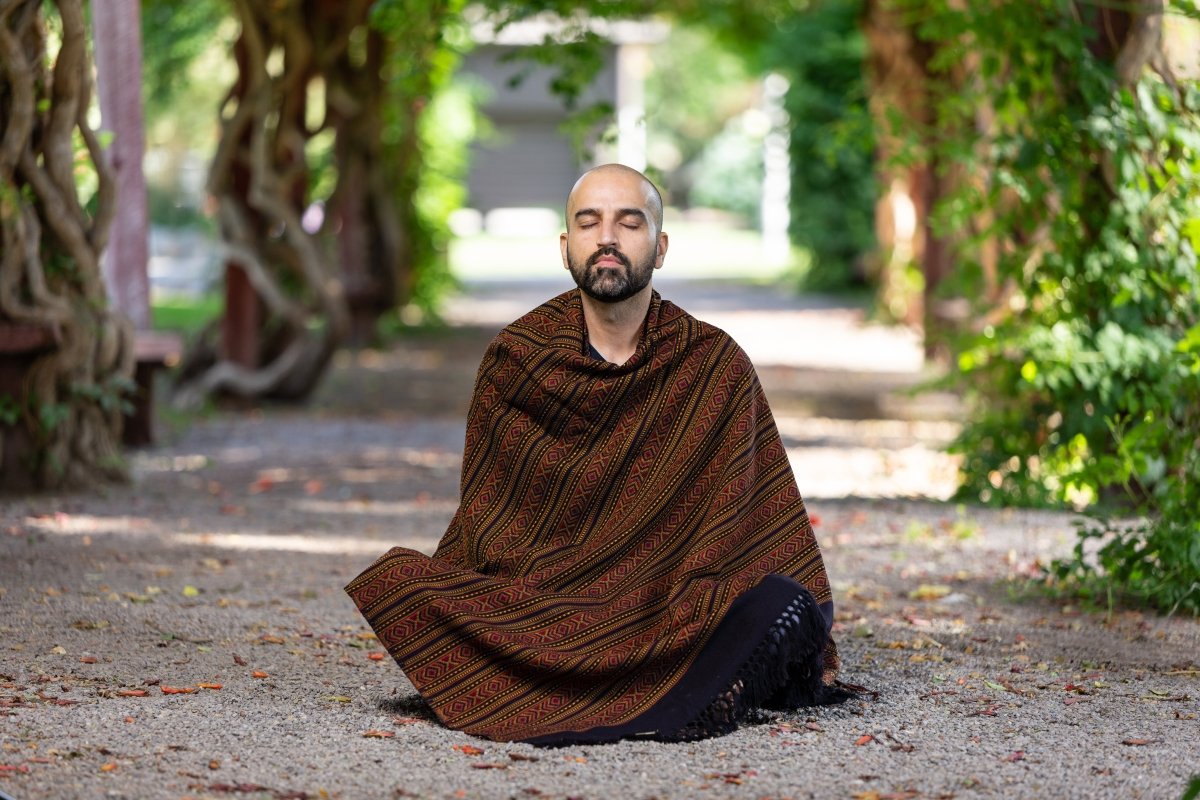 Meditation Shawl / Meditation Blanket / Prayer Shawl for Men Women (Life Force) - Meditation Shawl