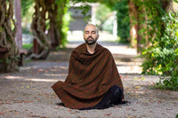 Thumbnail for Meditation Shawl / Meditation Blanket / Prayer Shawl for Men Women (Life Force) - Meditation Shawl