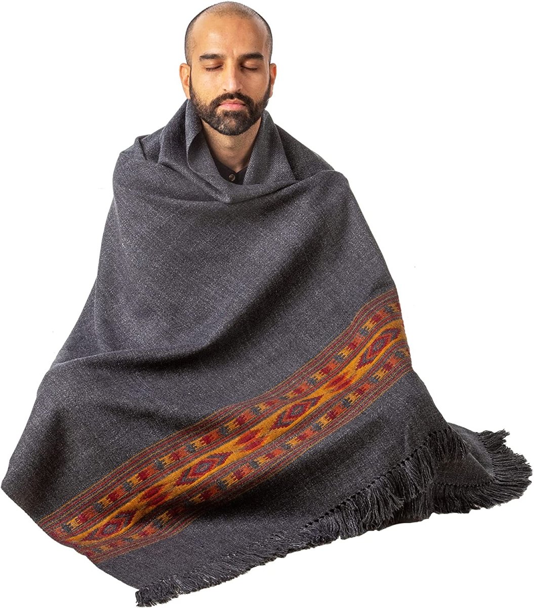 Meditation Shawl / Meditation Blanket / Prayer Shawl for Men Women (Love) - Meditation Shawl