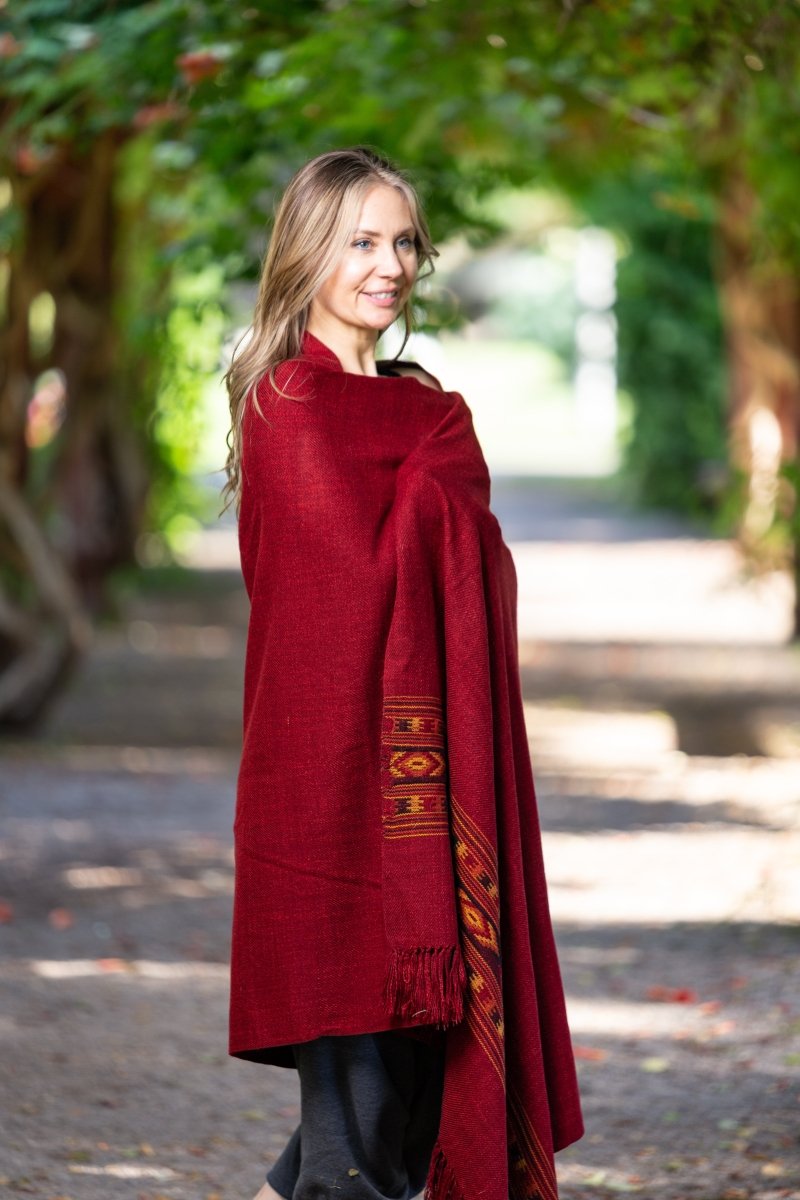 Meditation Shawl / Meditation Blanket / Prayer Shawl for Men Women (Love) - Meditation Shawl