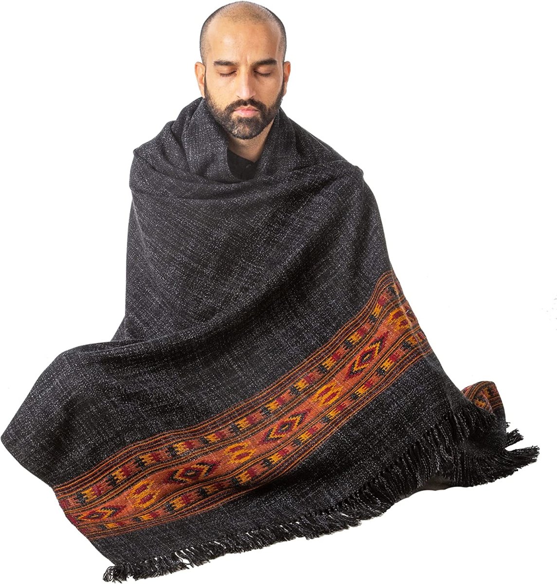 Meditation Shawl / Meditation Blanket / Prayer Shawl for Men Women (Love) - Meditation Shawl