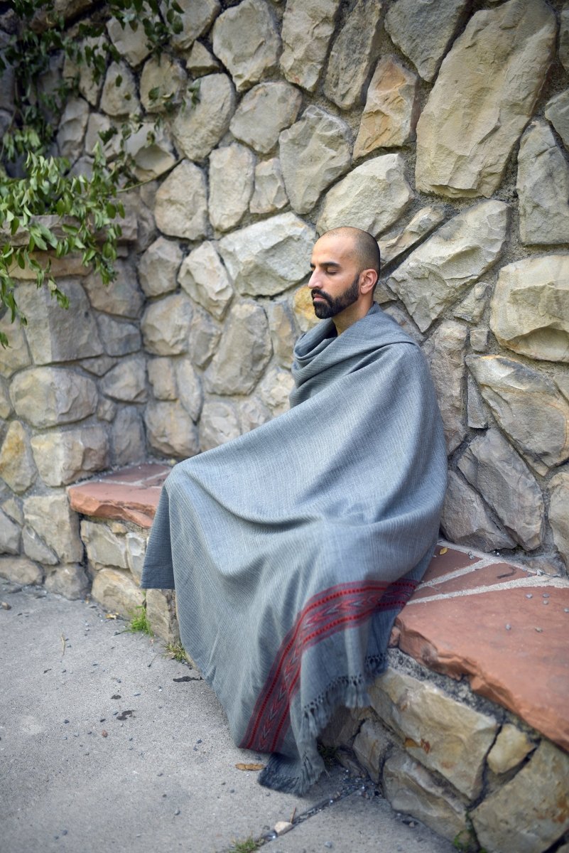 Meditation Shawl / Meditation Blanket / Prayer Shawl for Men Women (Peace) - Meditation Shawl