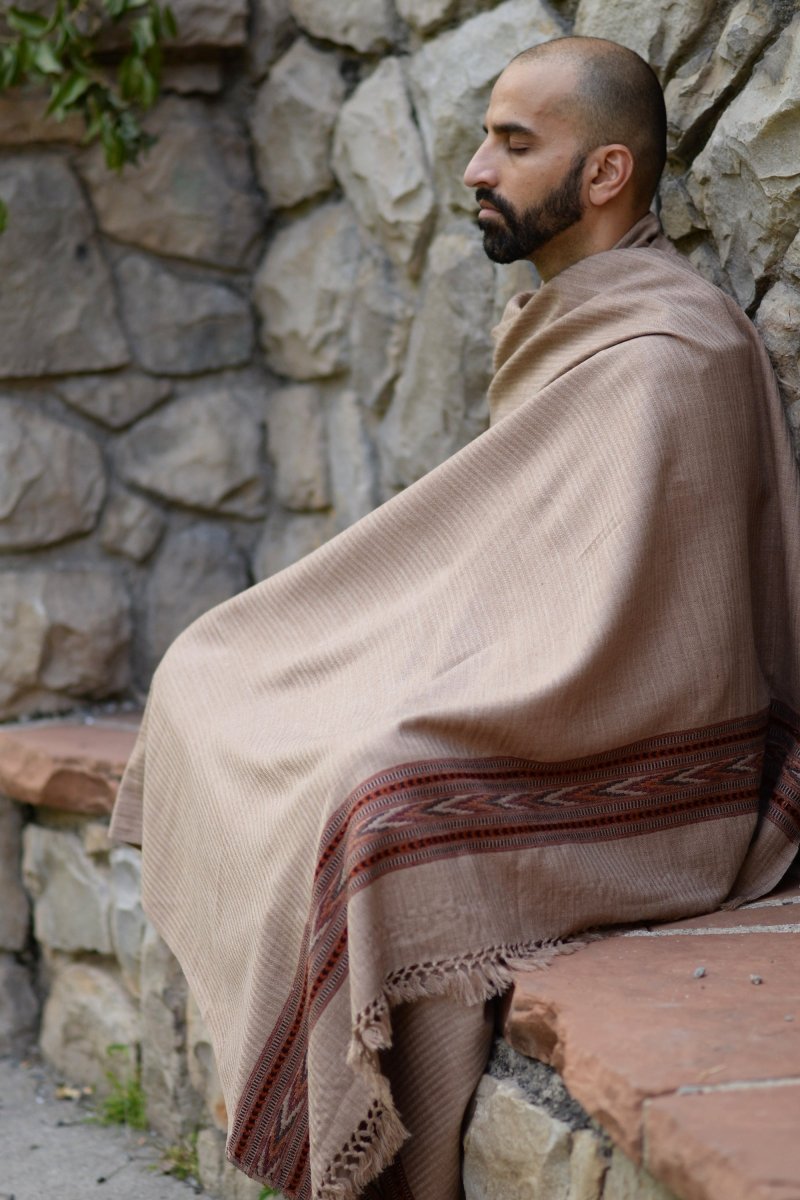 Meditation Shawl / Meditation Blanket / Prayer Shawl for Men Women (Peace) - Meditation Shawl