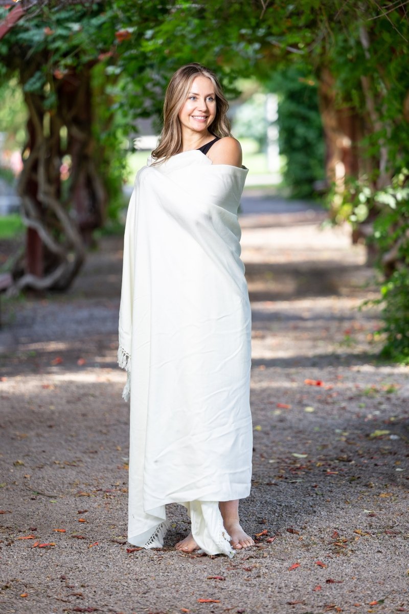 Meditation Shawl / Meditation Blanket / Prayer Shawl for Men Women (Simplicity) - Meditation Shawl