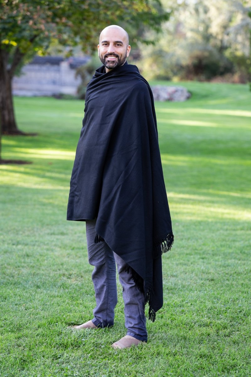 Meditation Shawl / Meditation Blanket / Prayer Shawl for Men Women (Simplicity) - Meditation Shawl