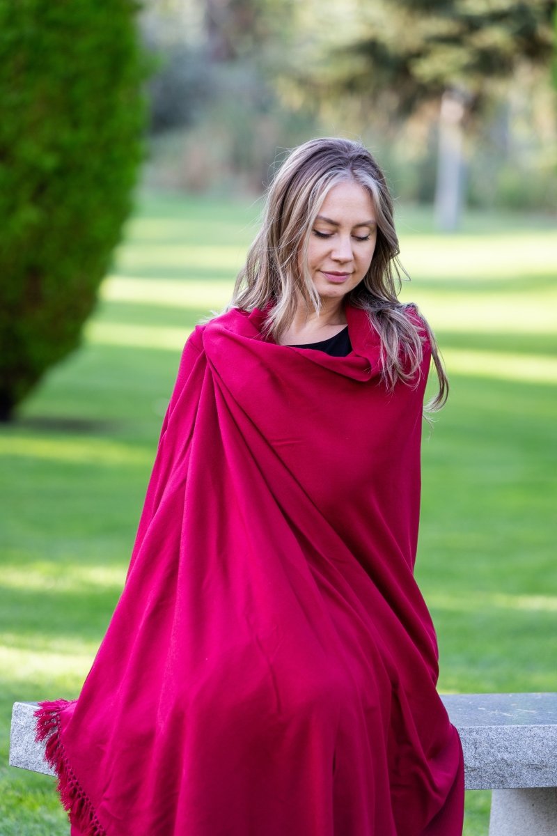 Meditation Shawl for Women | Meditation Blanket or  Prayer Shawl for Men (Simplicity) - Meditation Shawl