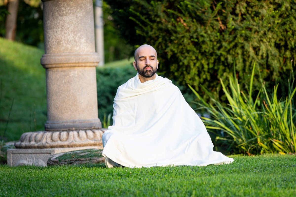 Meditation Shawl / Meditation Blanket / Prayer Shawl for Men Women (Simplicity) - Meditation Shawl
