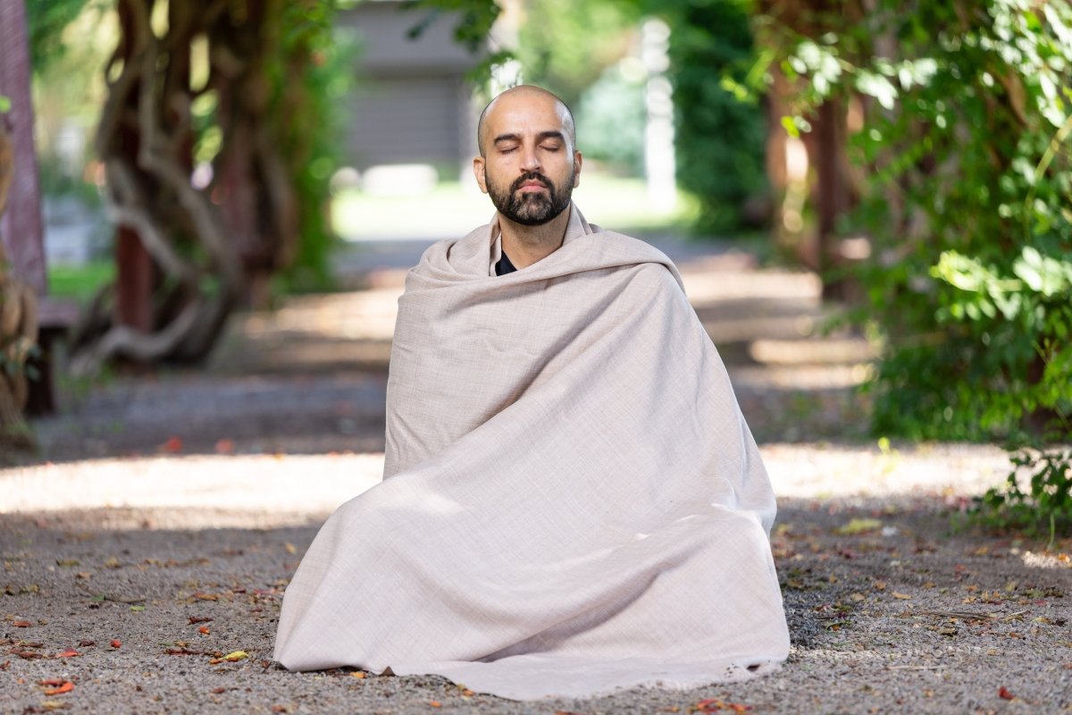 Meditation Shawl / Meditation Blanket / Prayer Shawl for Men Women (Simplicity) - Meditation Shawl
