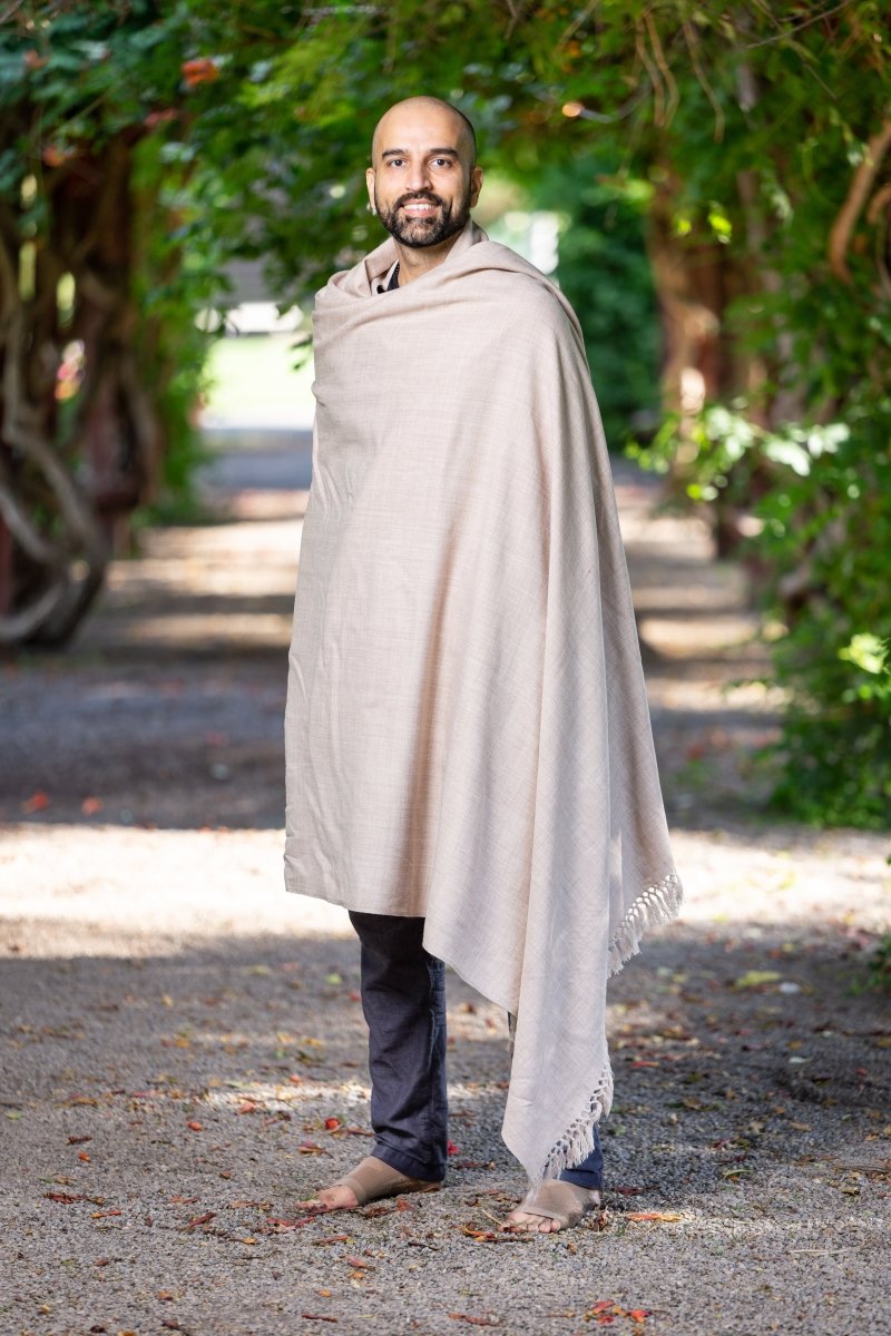 Meditation Shawl / Meditation Blanket / Prayer Shawl for Men Women (Simplicity) - Meditation Shawl