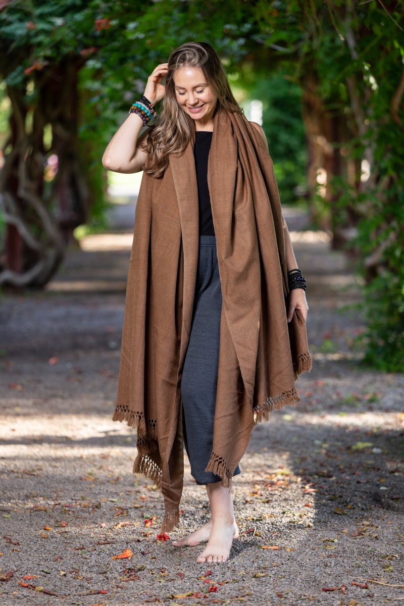 Meditation Shawl / Meditation Blanket / Prayer Shawl for Men Women (Simplicity) - Meditation Shawl